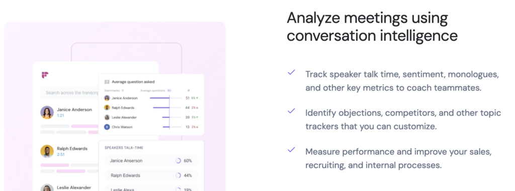 analyze meetings fireflies bunnypixel.com