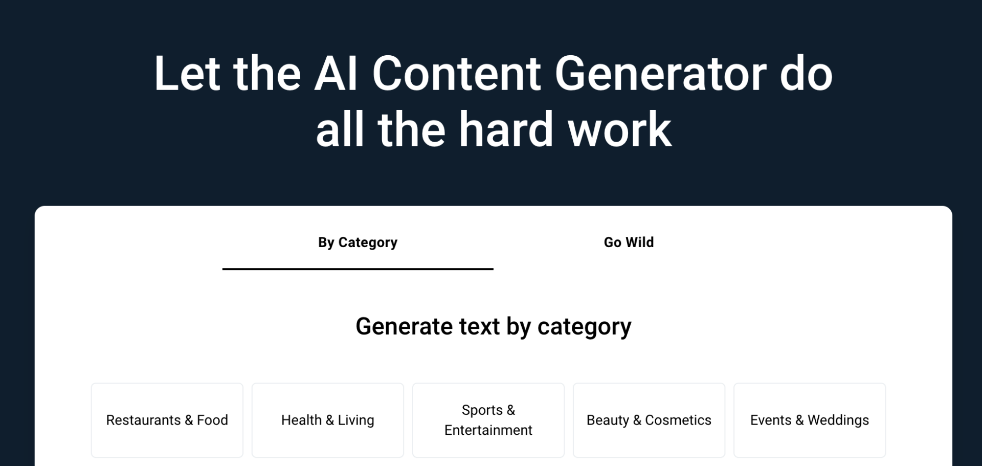 Zyro Content Generator - AI Tools BunnyPixel